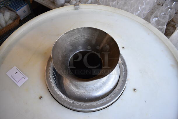 Round O Matic R-900 Stainless Steel Commercial Floor Style Dough Rounder on Commercial Casters. 115 Volts, 1 Phase. 39x39x45. Tested and Working! - Image 7 of 8