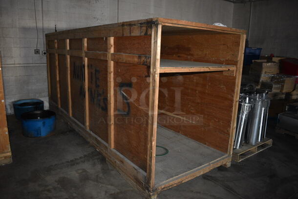 ALL ONE MONEY! Lot of 4 Wooden Boxes / Crates. 31x61x28.5. 102x48x58. 53x154x69.5 - Image 10 of 10