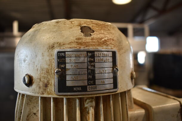 Stephan VCM80E Metal Commercial Floor Style Vertical Cutter Mixer w/ S Blade. 208 Volts, 3 Phase.  - Image 9 of 12