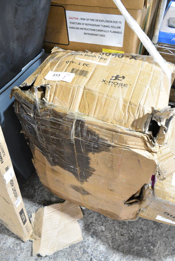 BRAND NEW SCRATCH AND DENT! BMT-3040-H Black Mesh Tarp - Image 2 of 3