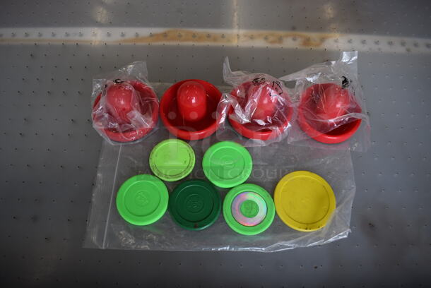 SAM Metal Commercial Floor Style Air Hockey Table w/ Bill and Coin Acceptor, 4 Pucks, 6 Pucks and Keys. 115 Volts, 1 Phase. 100x76x73. Tested and Working! - Image 3 of 11