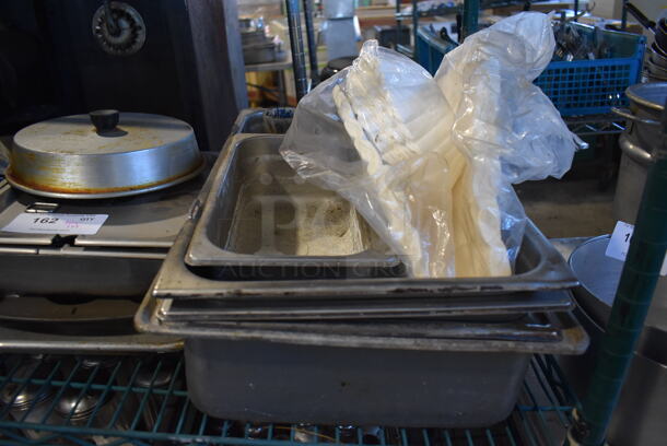 ALL ONE MONEY! Tier Lot of Various Metal Including Colander, Bowls, Drop In Bins and Sauce Pan - Image 5 of 5