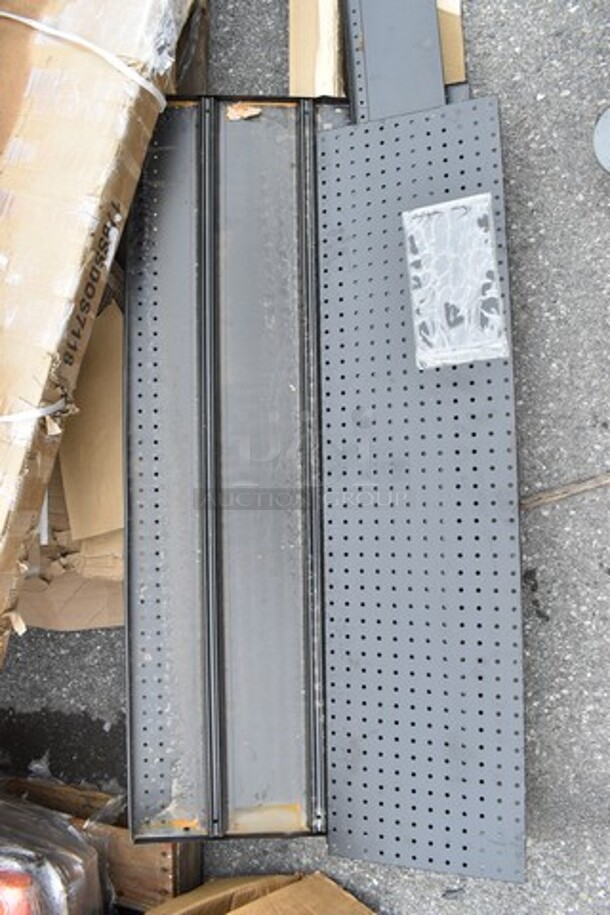 BRAND NEW SCRATCH AND DENT! Lot of Black Metal Panels - Image 3 of 5
