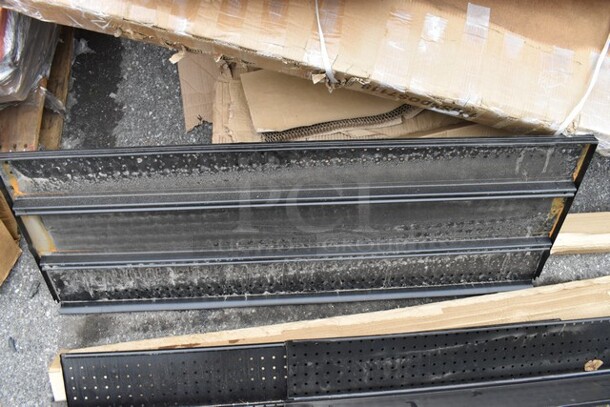 BRAND NEW SCRATCH AND DENT! Lot of Black Metal Panels - Image 4 of 5
