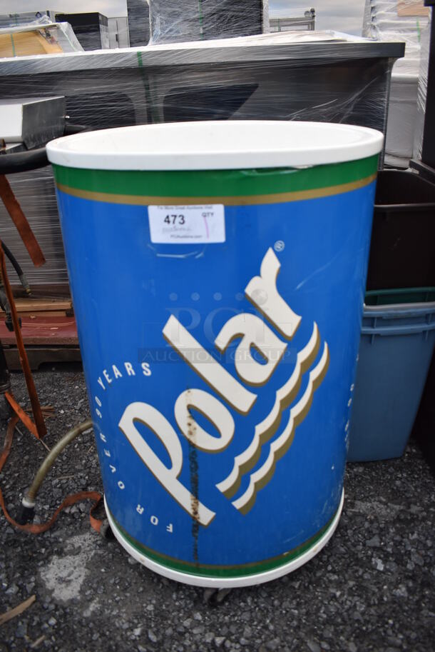 Poly Ice Bin on Casters. 23x23x35 - Image 1 of 4