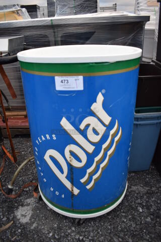 Poly Ice Bin on Casters. 23x23x35