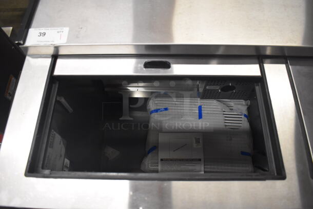 BRAND NEW! 2019 True T-50-GC-HC Stainless Steel Commercial Bottled Back Bar Cooler w/ 2 Sliding Lids. 115 Volts, 1 Phase. 49.5x27x34. Tested and Working! - Image 6 of 8