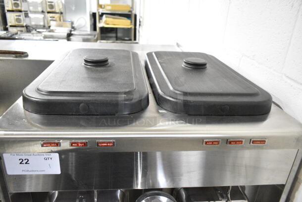 Taylor 342D-27 Stainless Steel Commercial Floor Style Air Cooled 2 Flavor Frozen Beverage Machine w/ Drink Mixer Attachment. 208-230 Volts, 1 Phase. - Image 3 of 7