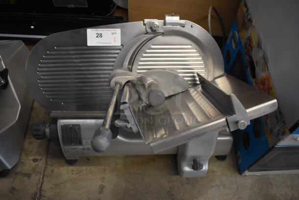 Hobart 2812 Stainless Steel Commercial Countertop Meat Slicer. 120 Volts, 1 Phase. 27x24x24. Tested and Working! - Image 1 of 6