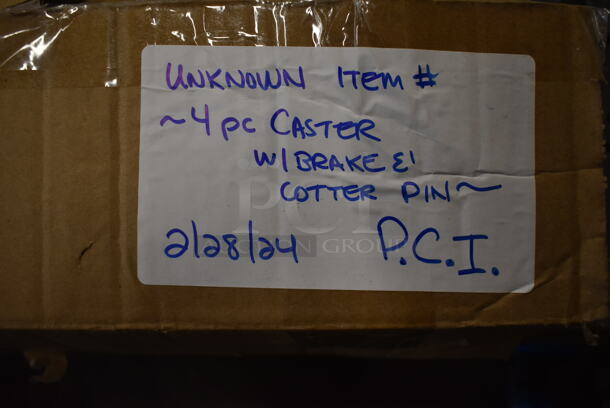 ALL ONE MONEY! Lot of 4 BRAND NEW! Commercial Casters.  - Image 5 of 5