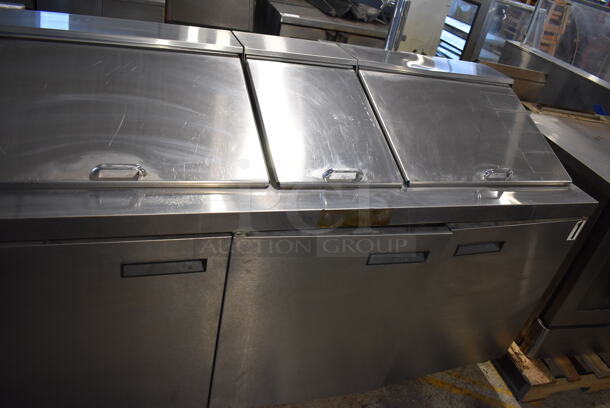 2014 Delfield 4472N-30M Stainless Steel Commercial Sandwich Salad Prep Table Bain Marie Mega Top. 115 Volts, 1 Phase. 72x32x45. Tested and Powers On But Does Not Get Cold - Image 2 of 12