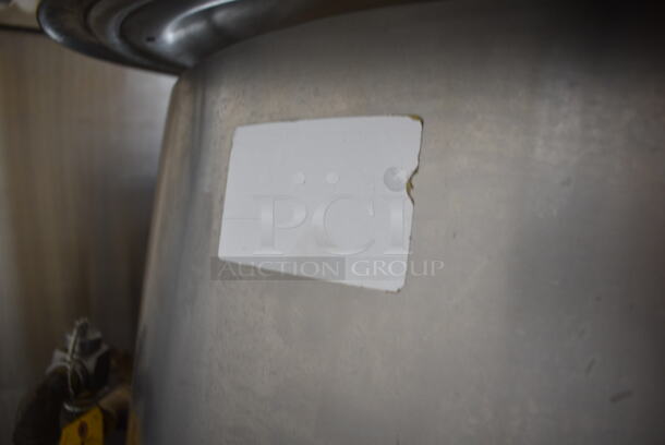 Legion Stainless Steel Commercial Floor Style Electric Powered Tilting Steam Kettle. 208-240 Volts, 3 Phase.  - Image 10 of 12