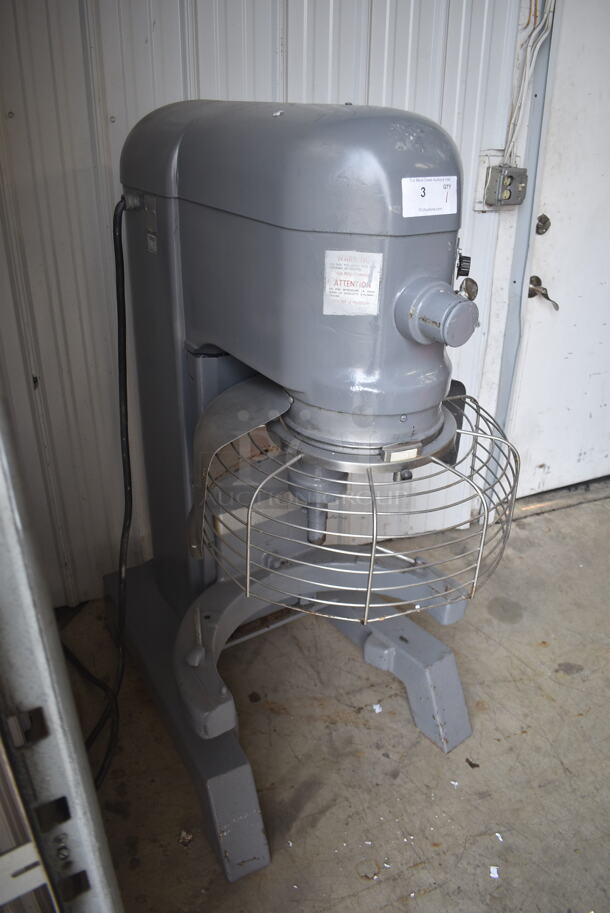 Hobart L 800 Commercial Electric Floor Standing 80 Quart Mixer With Bowl Gaurd. 208V.  - Image 2 of 5