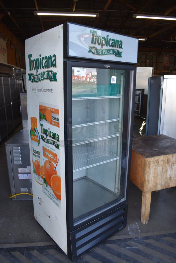 Cornelius VR-26-BEV-SOBE-RH Metal Commercial Single Door Reach In Cooler Merchandiser w/ Poly Coated Racks. 115 Volts, 1 Phase. Tested and Working! - Image 2 of 6