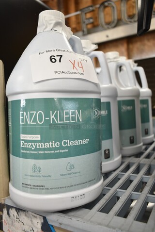 4 Noble Enzo-Kleen Enzymatic Cleaner Jugs. 4 Times Your Bid! 