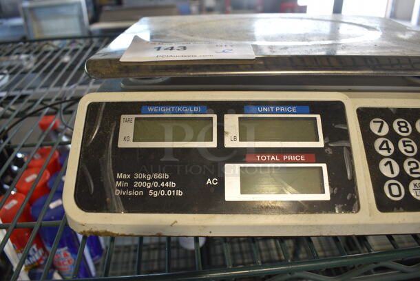 Metal Countertop Food Portioning Scale. Tested and Working! - Image 2 of 5