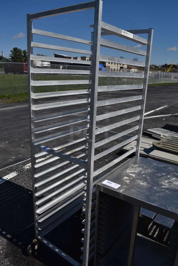 Metal Commercial Pan Transport Rack on Commercial Casters. 20.5x26x69 - Image 3 of 3