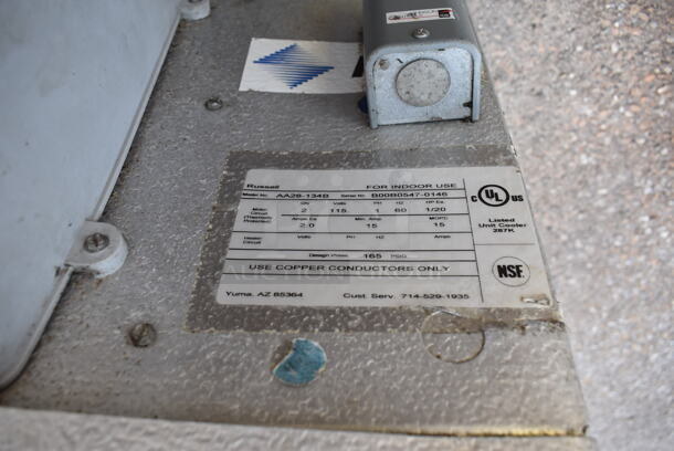 Harford 14'x10'x7.5' Walk In Cooler or Freezer Box w/ Russell AA28-134B Condenser. 115 Volts, 1 Phase. - Image 4 of 8