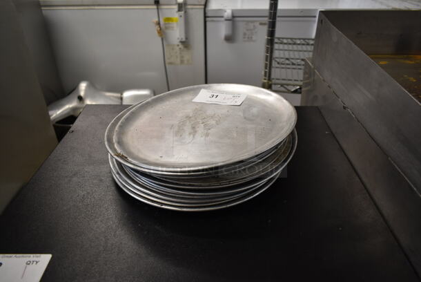 ALL ONE MONEY! Lot of 13 Round Metal Pans. - Image 1 of 3