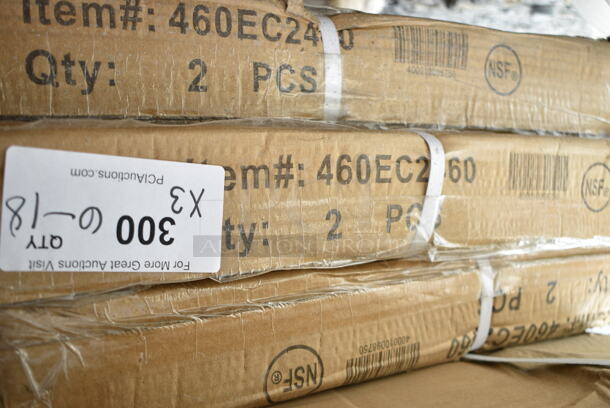 3 Boxes of 2 BRAND NEW SCRATCH AND DENT! Regency 460EC2460  24" x 60" NSF Chrome Wire Shelf. 3 Times Your Bid! - Image 2 of 6