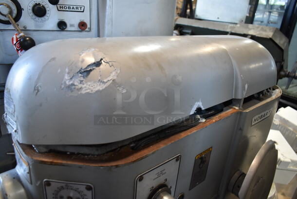 Hobart L-800C Metal Commercial Floor Style 80 Quart Planetary Dough Mixer w/ Bowl Guard. 480 Volts, 3 Phase.   - Image 7 of 12