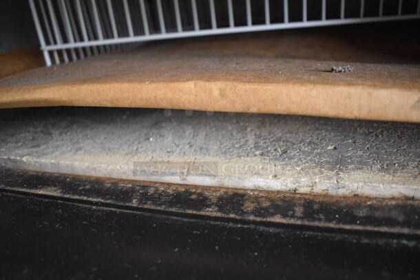 Bakers Pride 251 Stainless Steel Commercial Natural Gas Powered Single Deck Pizza Oven w/ Cooking Stone on Metal Legs. 48x46x55 - Image 7 of 8