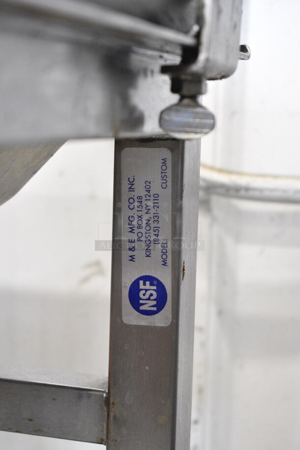 Face to Face Stainless Steel Commercial Meat Slicer Equipment Stand. - Image 6 of 6