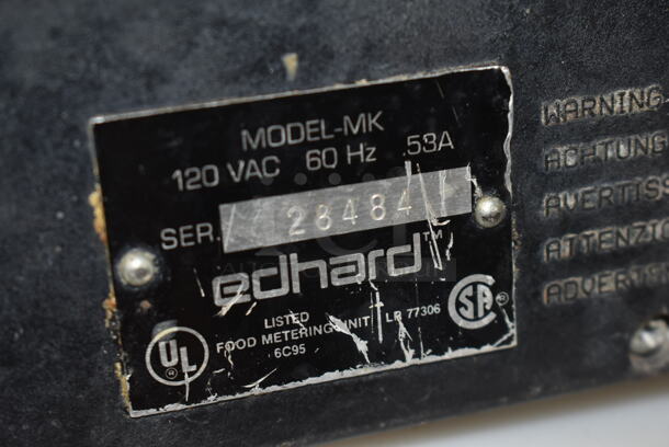 Edlund MK Metal Commercial Countertop Pastry Donut Dough Filler. Does Not Come w/ Power Cord. 120 Volts, 1 Phase. Tested and Working! - Image 5 of 5