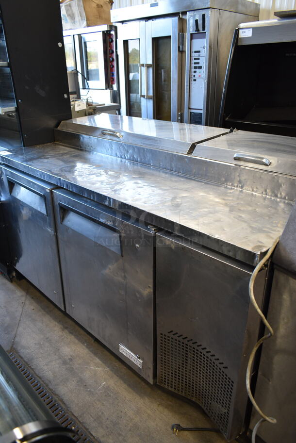 Centaur CPR-67 Stainless Steel Commercial Pizza Prep Table on Commercial Casters. 115 Volts, 1 Phase. Tested and Working! - Image 1 of 8