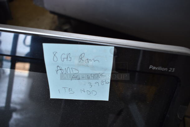 HP Paviliion 23 8 GB RAM AMD A6-6400K ITB HDD 23" All-in-One Computer.  - Image 3 of 5