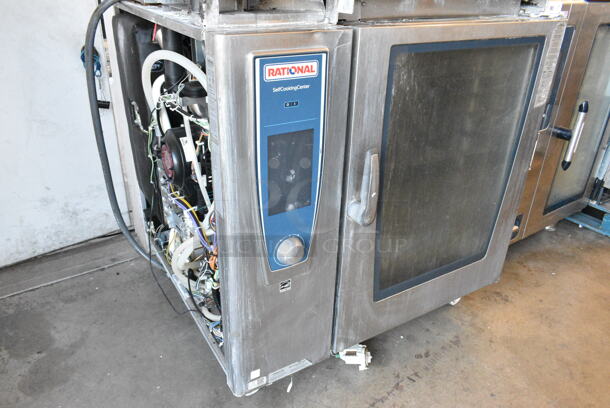 2 2019 Rational Stainless Steel Commercial Combitherm Self Cooking Center Convection Ovens on Commercial Casters. Top Model: SCC WE 62. Bottom Model: SCC WE 102. 480 Volts, 3 Phase. 2 Times Your Bid! - Image 3 of 11
