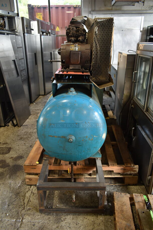 De Vilbiss VAF5006 Metal Commercial Floor Style Air Compressor. 230/460 Volts, 3 Phase. - Image 5 of 11