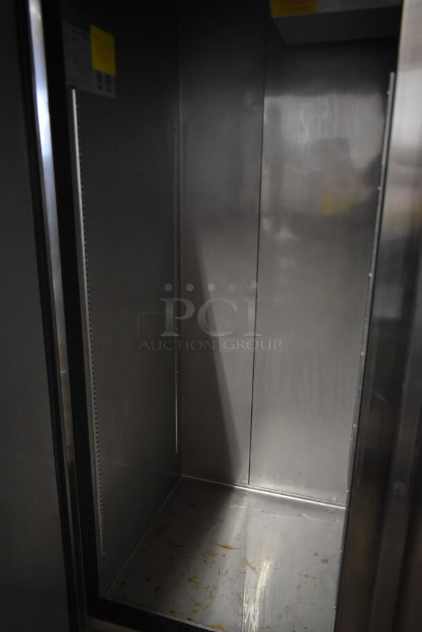 2022 Avantco 447AP49R Stainless Steel Commercial 2 Door Reach In Cooler on Commercial Casters. 115 Volts, 1 Phase. Tested and Working! - Image 3 of 5