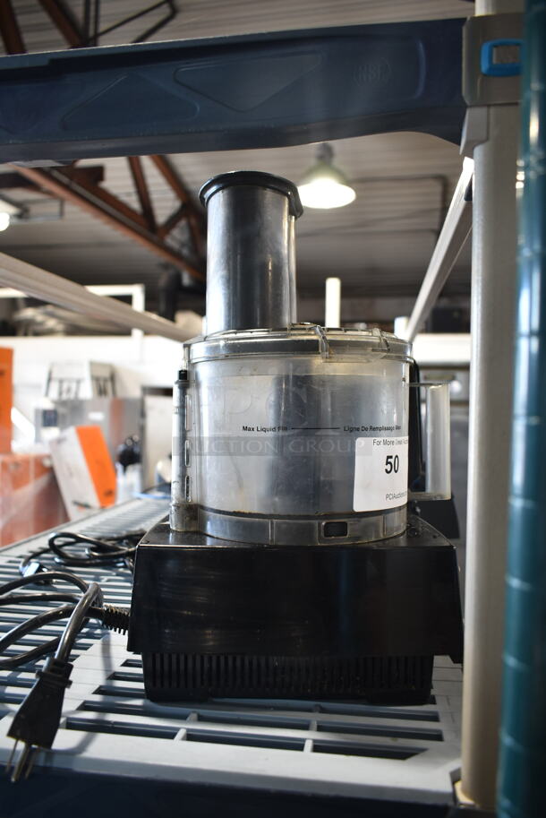 Waring Commercial Metal Countertop Food Processor w/ Bowl and S Blade. 120 Volts, 1 Phase. Tested and Working! - Image 2 of 7