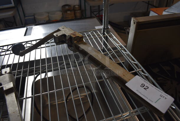 Metal Commercial Can Opener. 9x3x20 - Image 1 of 3