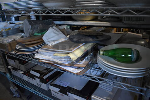 ALL ONE MONEY! Tier Lot of Various Items White Ceramic Plates and Ramekins