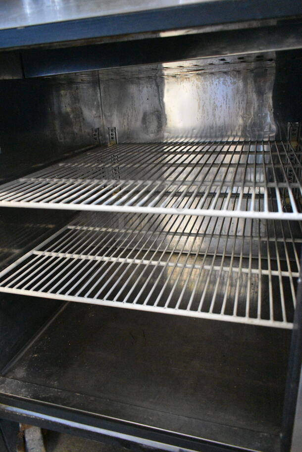 Centaur CPR-67 Stainless Steel Commercial Pizza Prep Table on Commercial Casters. 115 Volts, 1 Phase. Tested and Working! - Image 6 of 8