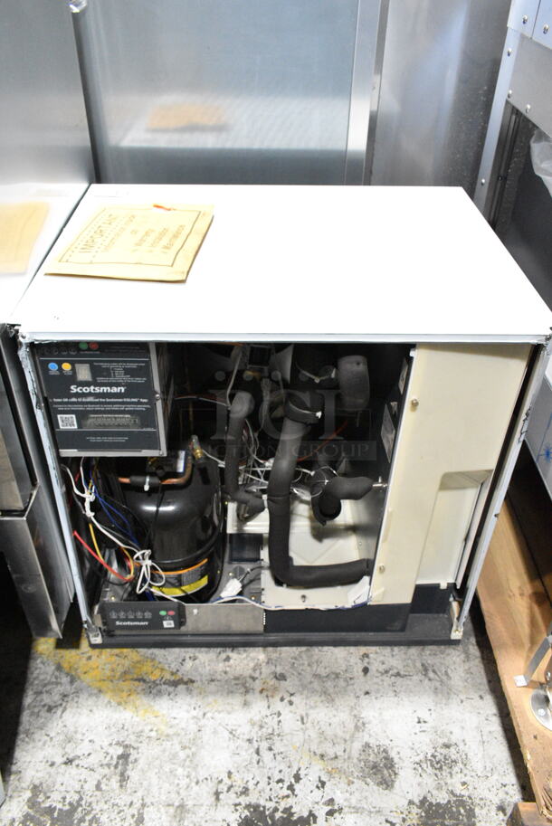 BRAND NEW SCRATCH AND DENT! 2023 Scotsman MC1030MA-32A Stainless Steel Commercial Prodigy Elite Series Medium Cube Ice Machine. 1077 lb. 208/230 Volts, 1 Phase. Goes GREAT w/ Lots 3 and 4!  - Image 5 of 6