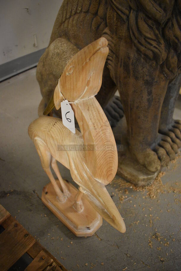 AFRICAN FOLK ART Style Wooden Gazelle Statue. Made In Italy - Image 2 of 6