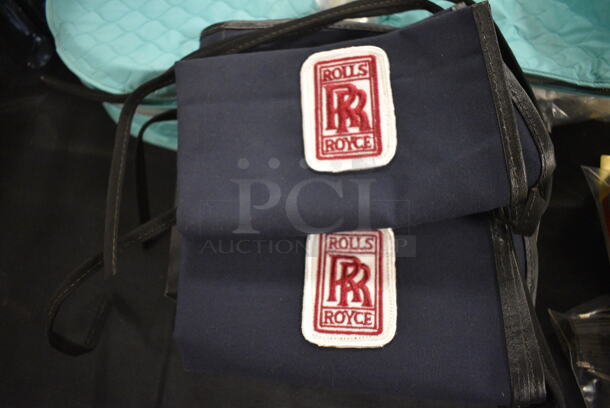 ALL ONE MONEY! Lot of Rolls Royce Items Including Clock, License Plate Cover, Cuff Links, Windshield Wiper Blades, Spirit of Ecstasy Emblem, Flash Light, Aprons, Car Parts and Mini Fuses - Image 10 of 12