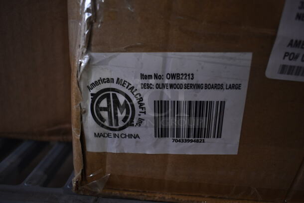 Box of 6 BRAND NEW! American Metalcraft OWB2213 22" x 13" Olive Wood Serving Board - Image 6 of 6