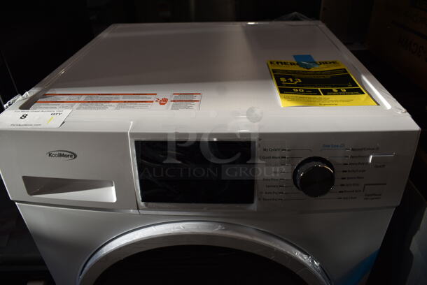 BRAND NEW SCRATCH AND DENT! 2022 KoolMore FLC-3CWH Metal Front Load Washer Dryer Combo. 120 Volts, 1 Phase. - Image 5 of 7