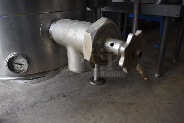 Cleveland Model KEL-25T Stainless Steel Commercial Floor Style 25 Gallon Manual Tilt Steam Kettle. 208 Volts, 3 Phase. 36x40x55 - Image 3 of 9