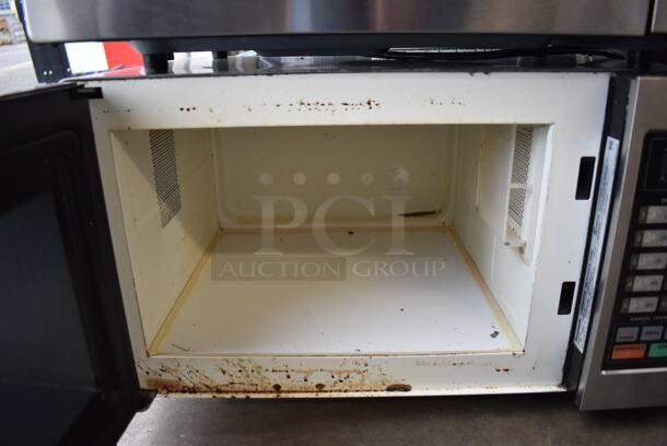 2014 Panasonic NE-1054F T Metal Countertop Microwave Oven. 120 Volts, 1 Phase. 20x13x11 - Image 5 of 7