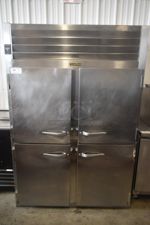 Traulsen AHT232NUT-ERS Stainless Steel Commercial 4 Half Size Reach In Cooler. 115 Volts, 1 Phase. Tested and Working! - Image 1 of 5