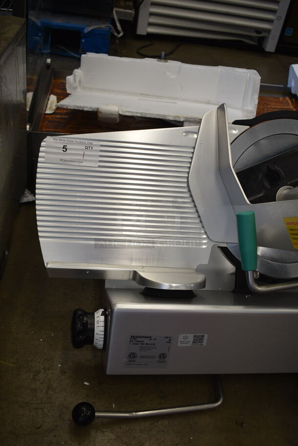 2019 Bizerba GSP H Stainless Steel Commercial Countertop Meat Slicer. 120 Volts, 1 Phase. Tested and Working! - Image 3 of 7