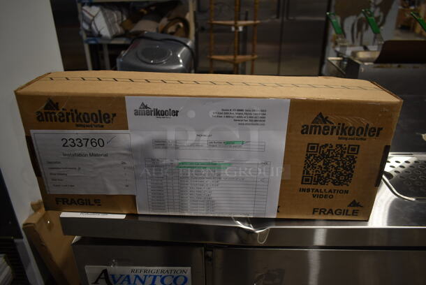 BRAND NEW SCRATCH AND DENT! AmeriKooler 6'x6'x7' Walk In Box w/ Floor. Stock Picture Used as Gallery - See Additional Pictures for Actual Box Panels - Image 8 of 10