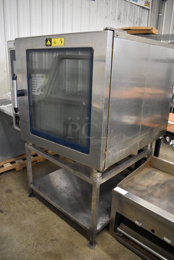 2015 Alto Shaam Model CTP7-20E Stainless Steel Commercial Combitherm Convection Oven on Stainless Steel Commercial Equipment Stand. 208-240 Volts, 3 Phase. 44x40x64 - Image 2 of 7