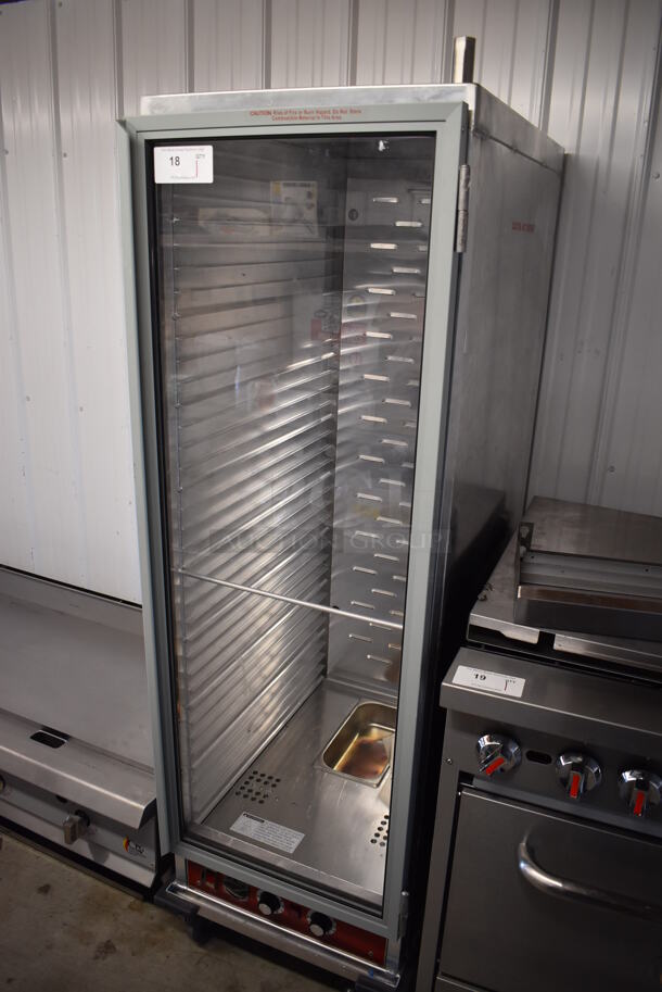 LIKE NEW! Avantco 177HPI1836 Stainless Steel Commercial Heated Holding Cabinet on Commercial Casters. 120 Volts, 1 Phase. 21x32x67. Tested and Working! - Image 2 of 7
