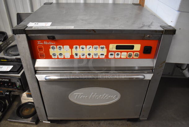 2015 Garland Stainless Steel Commercial Single Deck Convection Oven. 208 Volts, 1 Phase. 27.5x25x27.5